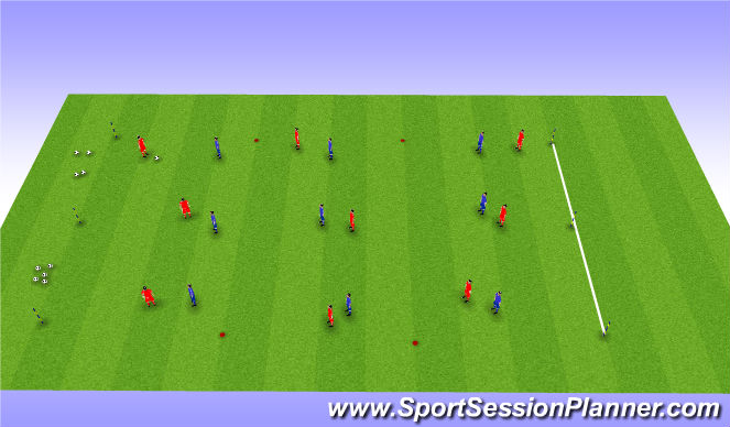 Football/Soccer Session Plan Drill (Colour): Screen 1