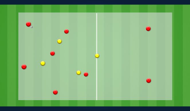 Football/Soccer Session Plan Drill (Colour): Animation 2
