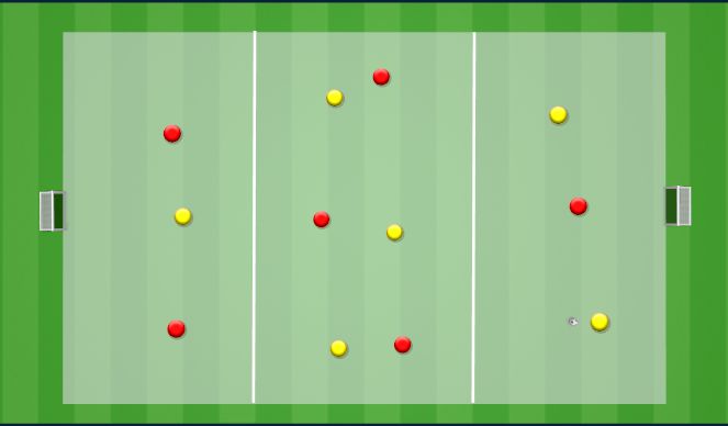 Football/Soccer Session Plan Drill (Colour): Training Game