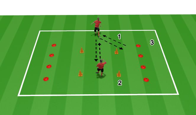 Football/Soccer Session Plan Drill (Colour): Ladder