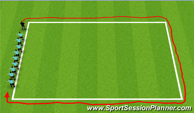 Football/Soccer Session Plan Drill (Colour): Defining The Boundaries