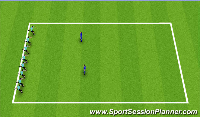 Football/Soccer Session Plan Drill (Colour): Octopus