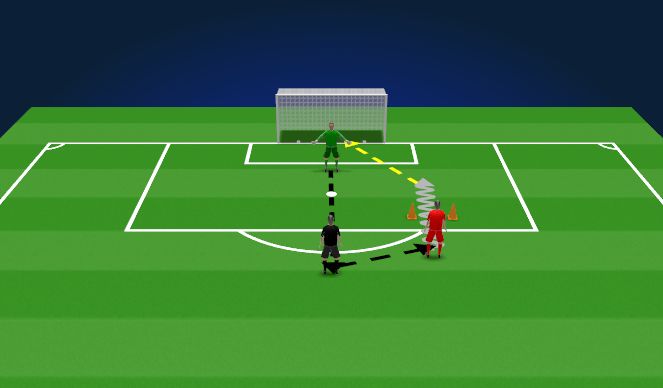 Football/Soccer Session Plan Drill (Colour): TR2