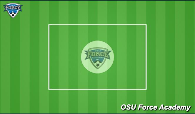 Football/Soccer Session Plan Drill (Colour): Warm-Up Phase