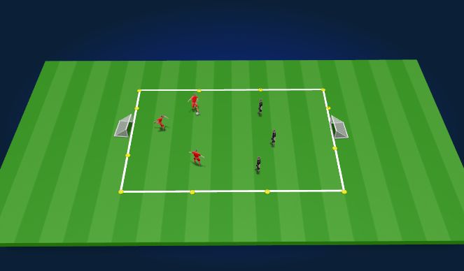 Football/Soccer Session Plan Drill (Colour): Pre Warm up