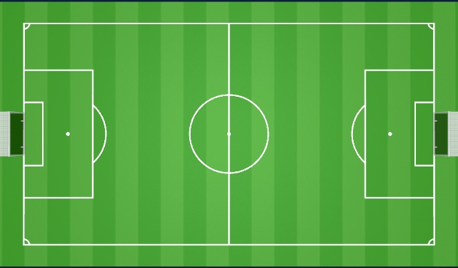 Football/Soccer Session Plan Drill (Colour): Cross Ball Live
