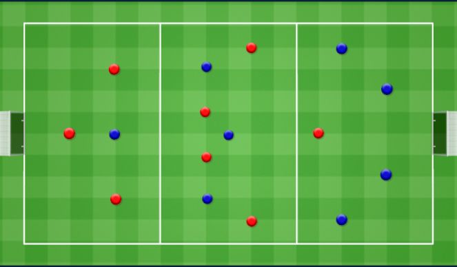 Football/Soccer Session Plan Drill (Colour): Progression 