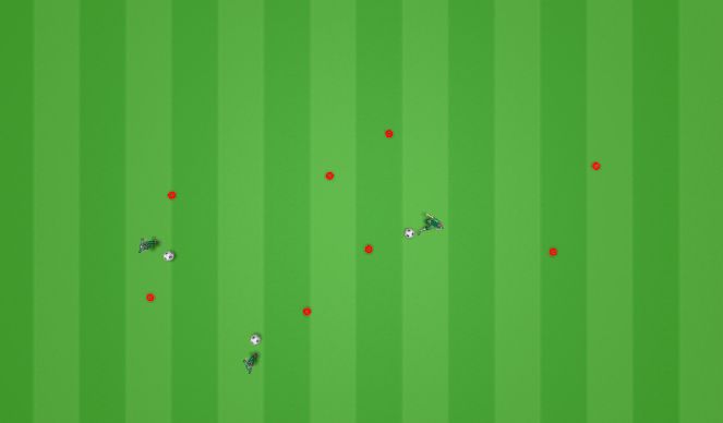 Football/Soccer Session Plan Drill (Colour): Messi Cones