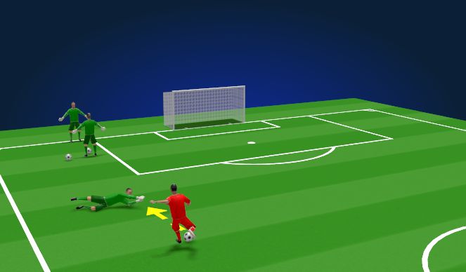 Football/Soccer Session Plan Drill (Colour): Warmup