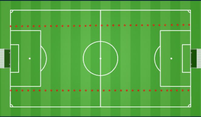 Football/Soccer Session Plan Drill (Colour): 3 - Reds v Blacks