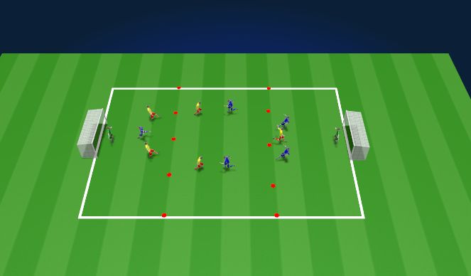 Football/Soccer Session Plan Drill (Colour): Screen 1