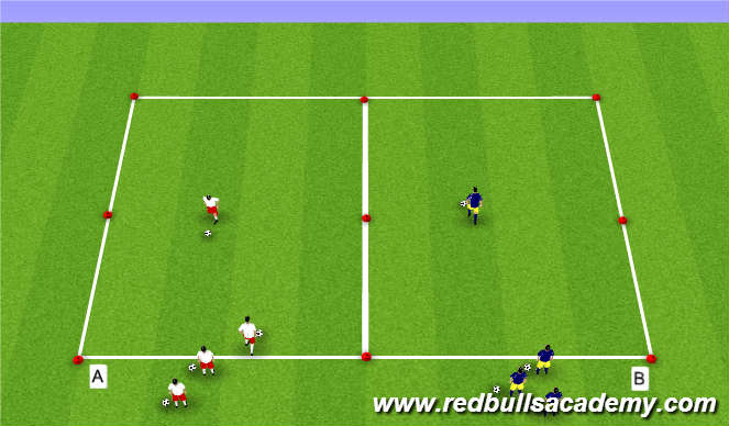 Football/Soccer Session Plan Drill (Colour): Technical