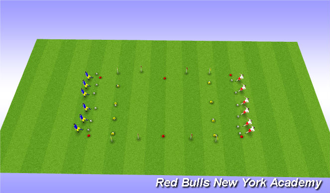 Football/Soccer Session Plan Drill (Colour): Catching Pokemons. Main Theme 2