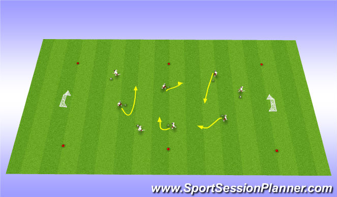 Football/Soccer Session Plan Drill (Colour): Meet the animals