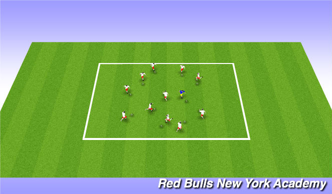 Football/Soccer Session Plan Drill (Colour): Main Theme