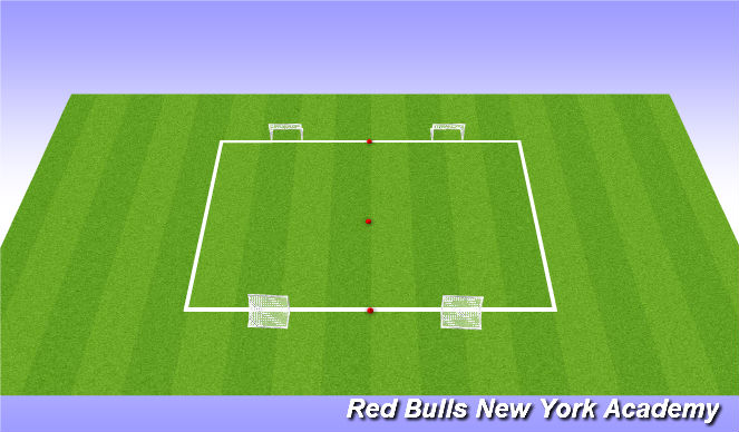 Football/Soccer Session Plan Drill (Colour): Mini game