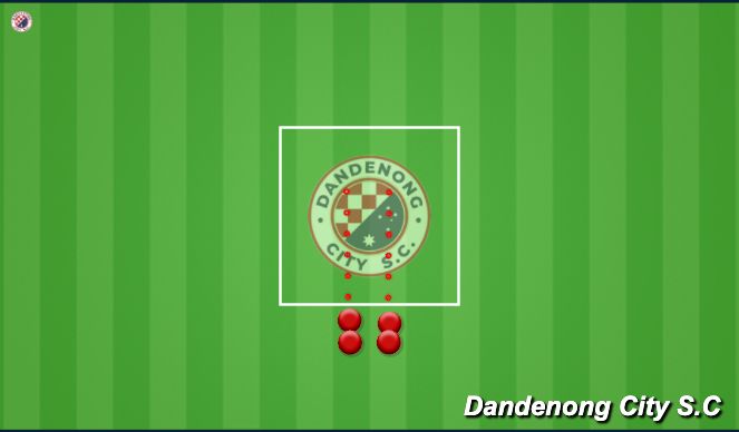 Football/Soccer Session Plan Drill (Colour): Screen 1