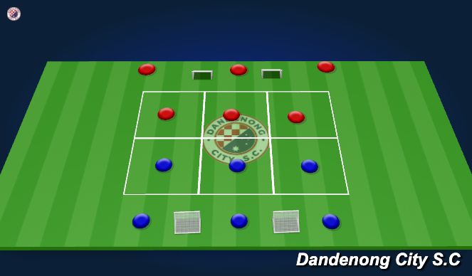 Football/Soccer Session Plan Drill (Colour): 5. Basic Situation