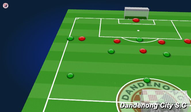 Football/Soccer Session Plan Drill (Colour): Screen 2