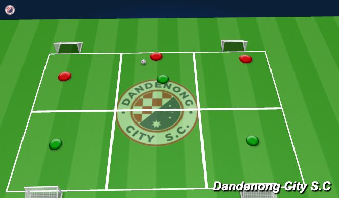 Football/Soccer Session Plan Drill (Colour): Animation 3