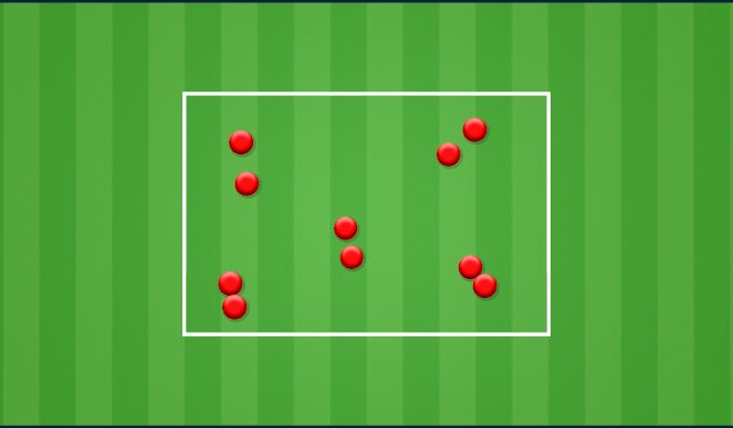Football/Soccer Session Plan Drill (Colour): Arrival Activity