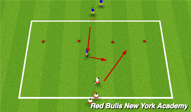 Football/Soccer Session Plan Drill (Colour): SAQ