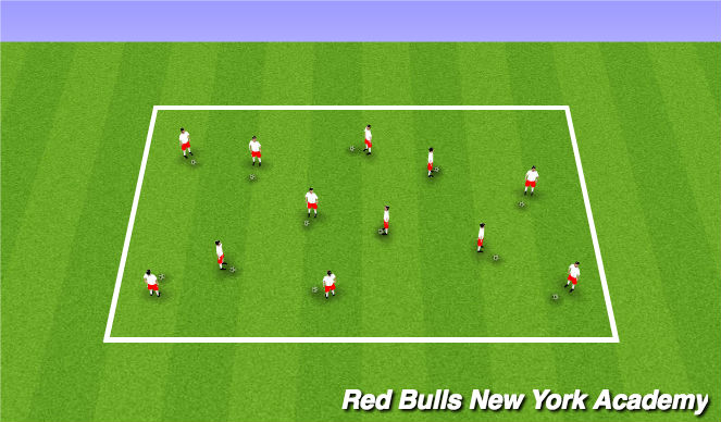 Football/Soccer Session Plan Drill (Colour): Messi/Xavi/Ronaldo