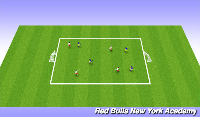 Football/Soccer Session Plan Drill (Colour): Free Play