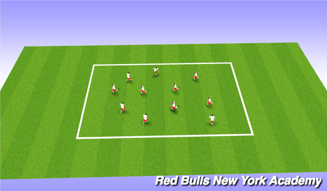 Football/Soccer Session Plan Drill (Colour): Tails