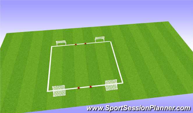 Football/Soccer Session Plan Drill (Colour): 1st Touch - Skill Training