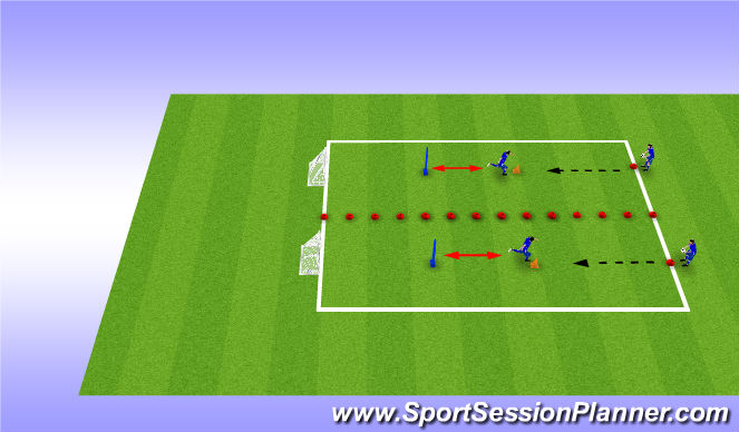 Football/Soccer Session Plan Drill (Colour): Drill 2.0