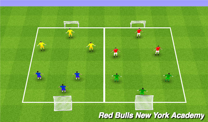 Football/Soccer Session Plan Drill (Colour): Screen 6