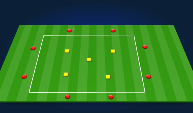 Football/Soccer Session Plan Drill (Colour): Animation 2