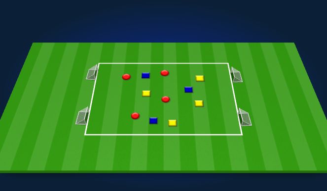 Football/Soccer Session Plan Drill (Colour): Screen 3