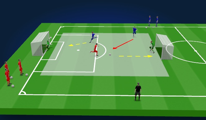 Football/Soccer Session Plan Drill (Colour): Screen 1