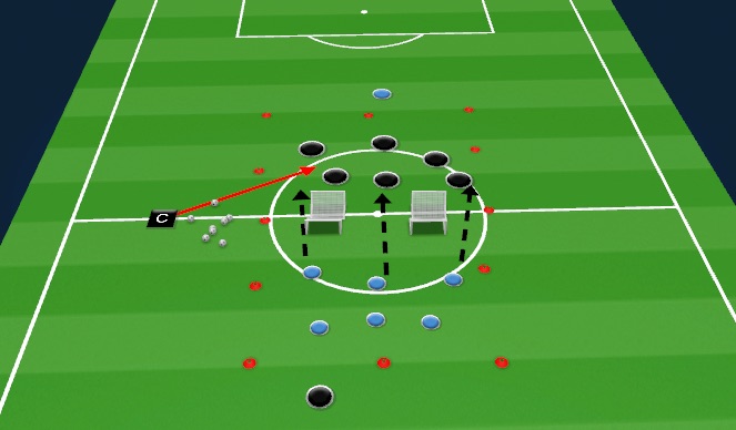 Football/Soccer Session Plan Drill (Colour): Screen 2