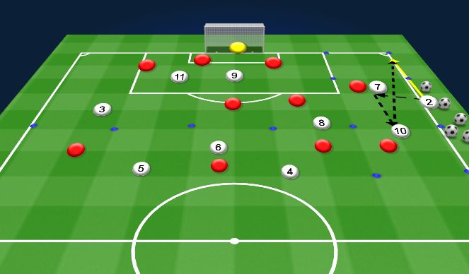 Football/Soccer Session Plan Drill (Colour): ABP 4