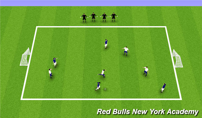 Football/Soccer Session Plan Drill (Colour): Small Sided Game