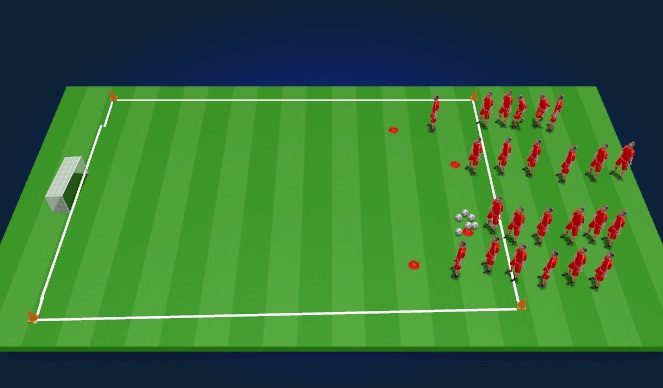 Football/Soccer Session Plan Drill (Colour): Layout 1
