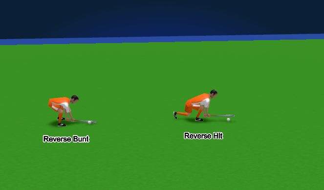 Hockey Session Plan Drill (Colour): Reverse