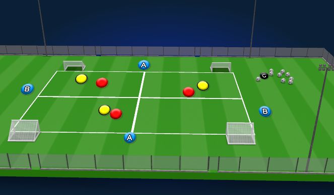 Football/Soccer Session Plan Drill (Colour): Screen 1
