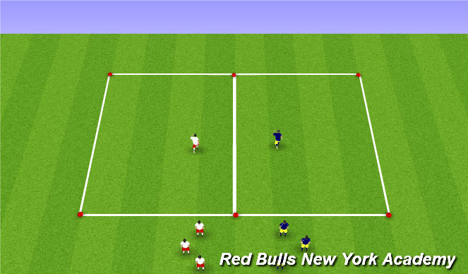 Football/Soccer Session Plan Drill (Colour): Warm up