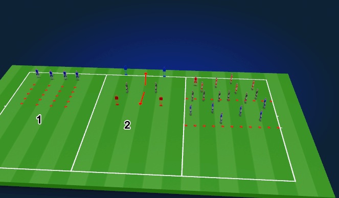 Football/Soccer Session Plan Drill (Colour): Screen 1
