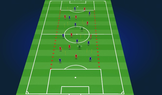 Football/Soccer Session Plan Drill (Colour): Screen 2