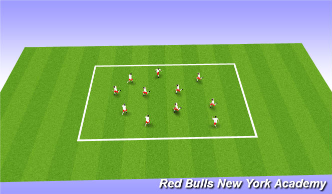 Football/Soccer Session Plan Drill (Colour): Tails