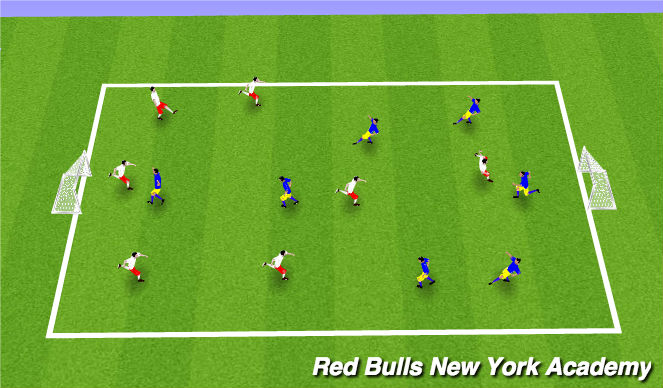 Fútbol Ejercicio del Plan de Sesiones (Color): Free Play