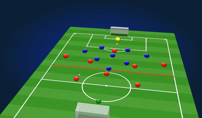Football/Soccer Session Plan Drill (Colour): Screen 1