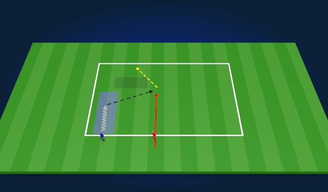 Football/Soccer Session Plan Drill (Colour): Carosell 2