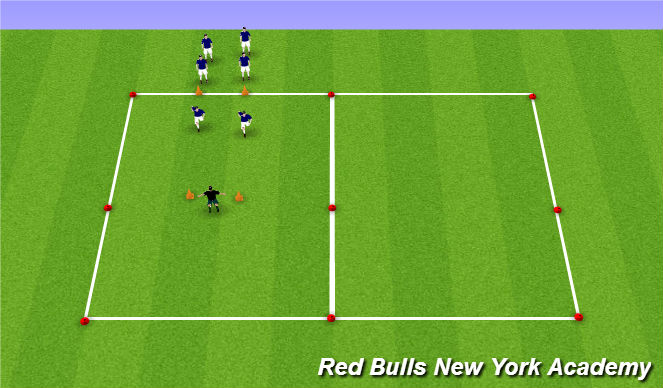Football/Soccer Session Plan Drill (Colour): SAQ