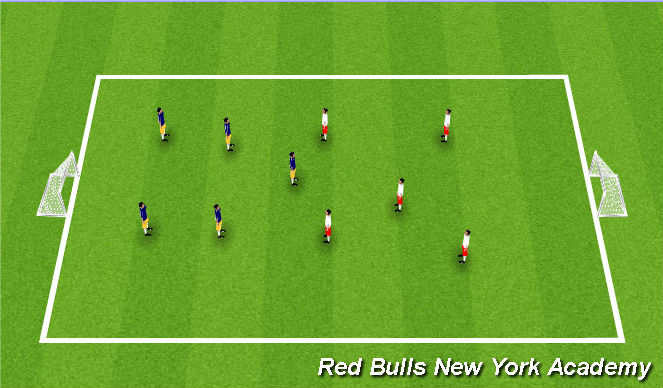 Football/Soccer Session Plan Drill (Colour): Game